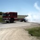 Watch a firetruck lay down a massive smokey burnout